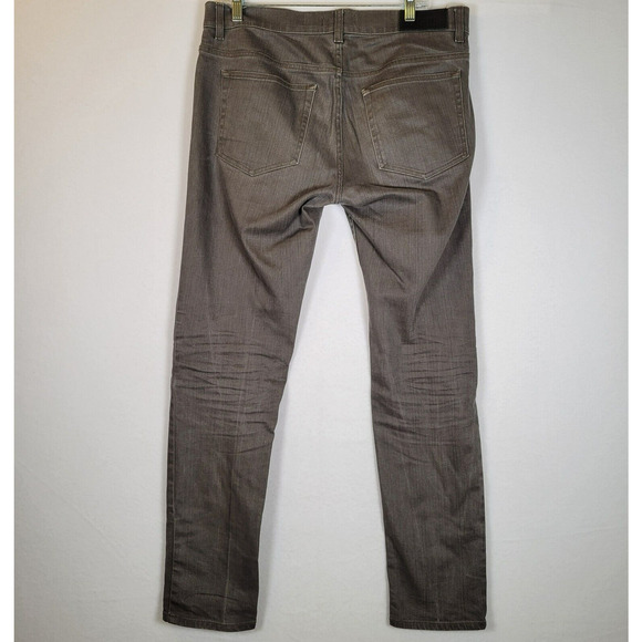 Acne Mens Ace Nelson Khaki Jeans Size 34 Green Mid Rise Straight Quiet Luxury - Picture 8 of 8